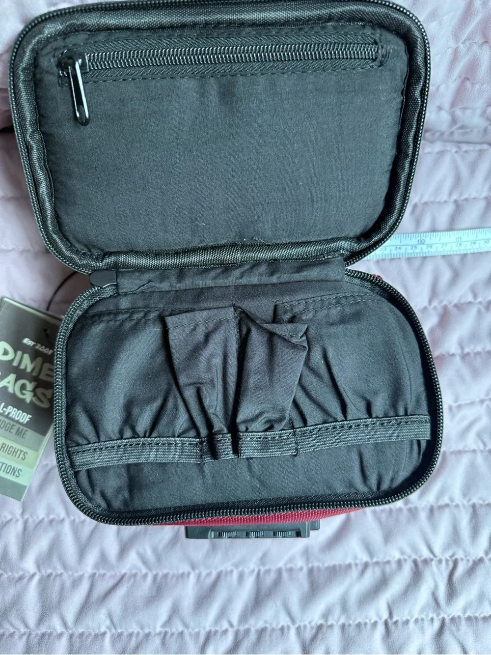 *SALE* 7” Goodfella - Oxblood - Smell Proof Combo Lock Bag